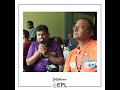 Commentators #CharuSharma and #AjayMehra in action during the Bajaj Pulsar Everest Premier League.