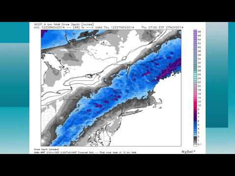 November 25, 2014 Weather Xtreme Video - Afternoon Edition