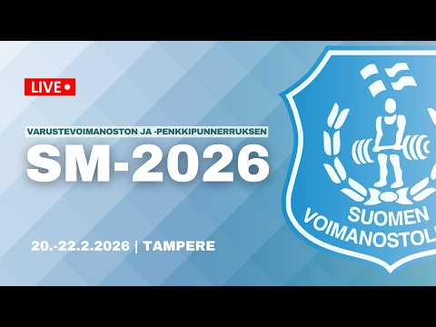 Varustevoimanoston ja -penkkipunnerruksen SM-2026