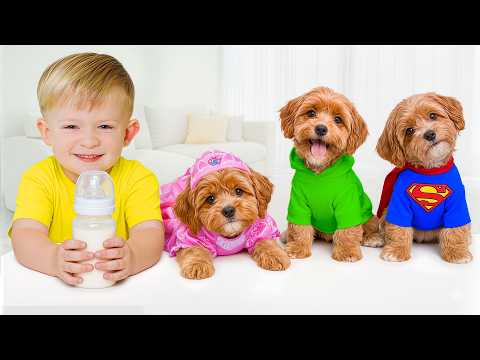 Puppy Care, Animal Rescue, and Magical Surprises | Adam and Mom's Fun Day