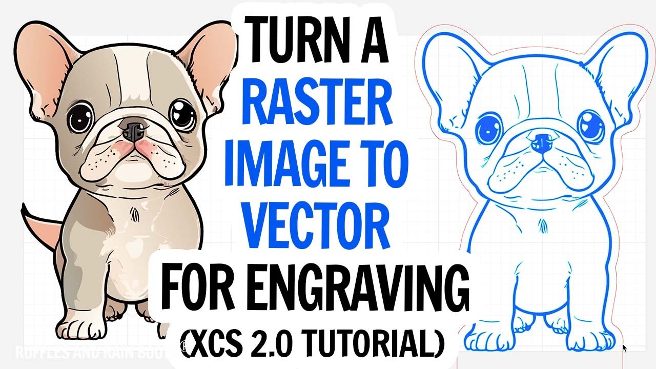 xTool Studio xTool Software Tutorial / XCS 2.0 / How to Vectorize an Image for Engraving