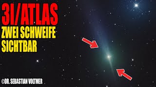 3I/Atlas - Staub- und Ionenschweif