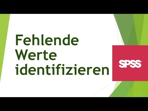 Fehlende Werte identifizieren in SPSS (+ filtern)