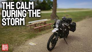 A Day Spent Dodging Storms, and a Bunny – Himalayan 450 Across America, Day 5