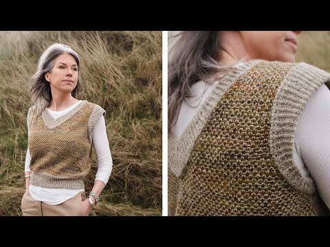 Moonstruck Knits | Marram vest | Finishing tutorial