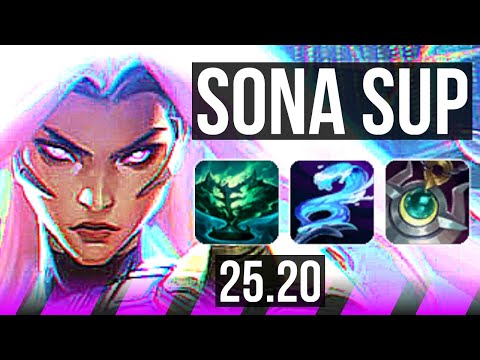 SONA & Lux vs BLITZCRANK & Ezreal (SUP) | 700+ games | BR Challenger | 25.20