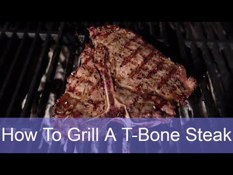 How To Grill A T-Bone Steak On A Charcoal Grill | Grilled Porterhouse Recipe