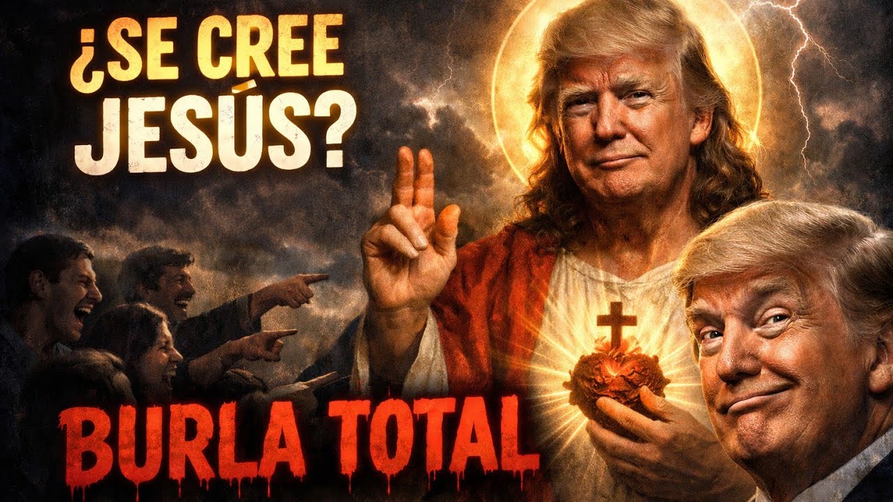 La POLEMICA IMAGEN de Trump: ¿Se CREE JESUS?