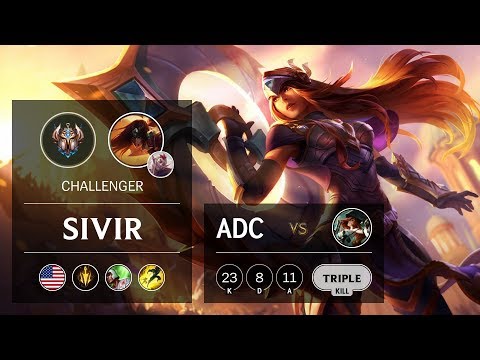 Sivir ADC vs Miss Fortune - NA Challenger Patch 9.9