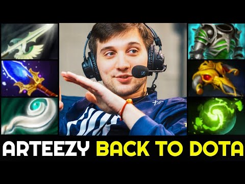 ARTEEZY back to Dota with Scepter Build Magnus 7.27 Dota 2