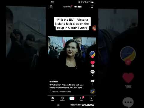 Victoria Nuland says " F**k The EU"
