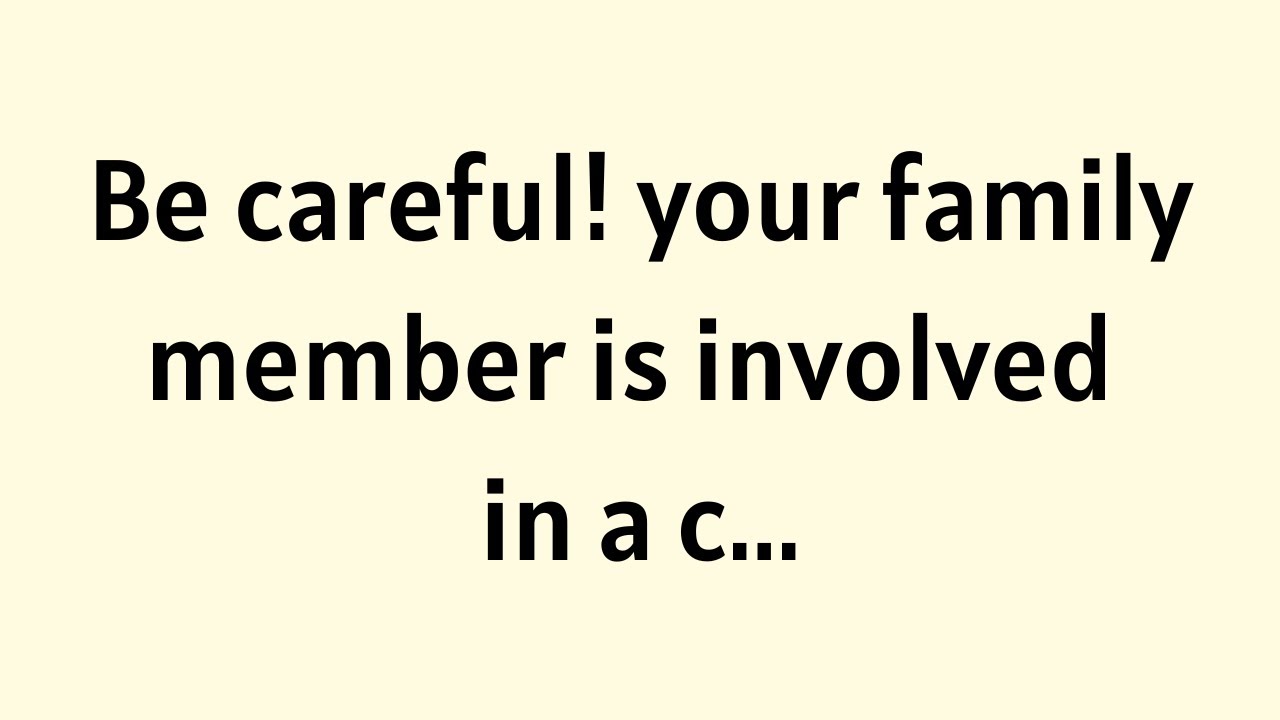 🛑Today god message | Be careful! your family member is involved in a c... | #god #godmessage