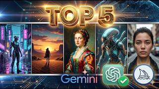 Top 5 AI Image Generators 2026 🤖 Best Text to Image Apps 🖼️ Text to Image AI Tools to generate Art