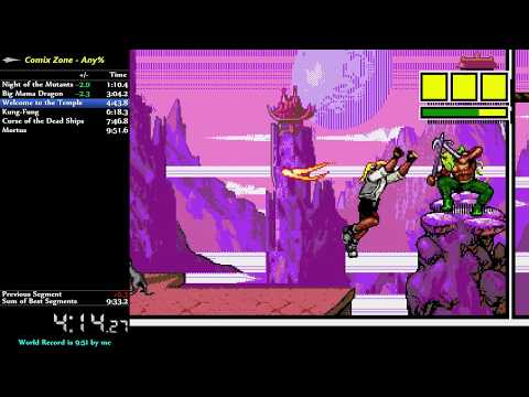 PB - Comix Zone, Speed Run Any%, in 09:25