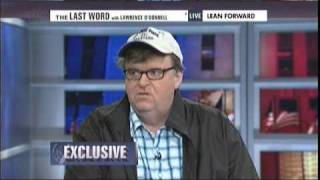 Michael Moore with Lawrence O'donnell Nov, 3 2010