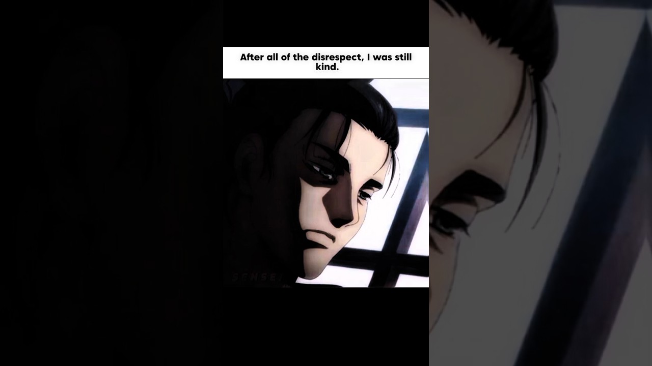 I WAS STILL KIND ❤️‍🩹 #anime #motivation #quotes #relatable #attackontitan #trending #lifefacts