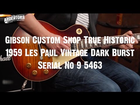 Immagine Gibson Custom 1959 '59 Les Paul Standard True Historic Dark burst 2015 - 17