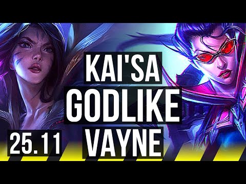 KAI'SA & Rell vs VAYNE & Yuumi (ADC) | 15/2/10, Godlike | EUW Master | 25.11