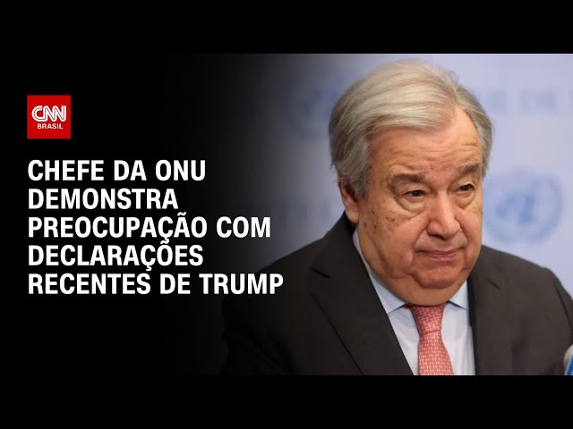 Chefe da ONU está “muito preocupado” com ameaças de Trump sobre o Irã | CNN 360º