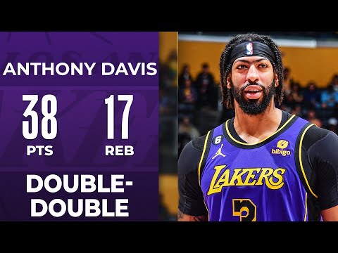 Anthony Davis Drops 38-PT DOUBLE-DOUBLE In Lakers W! | March 31, 2023