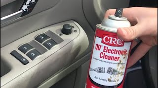 does crc qd electronic cleaner FIX sticking power window switches (SOMETIMES)