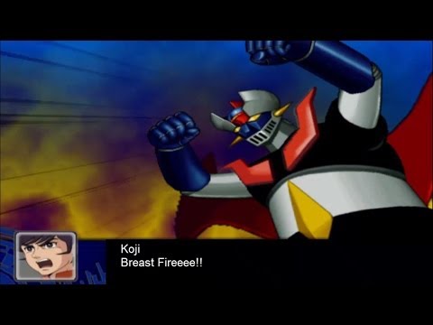 Super Robot Wars Z - Mazinger Z All Attacks (English Subs)