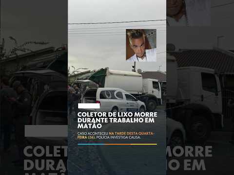 Coletor de lixo morre durante trabalho em Matão-SP