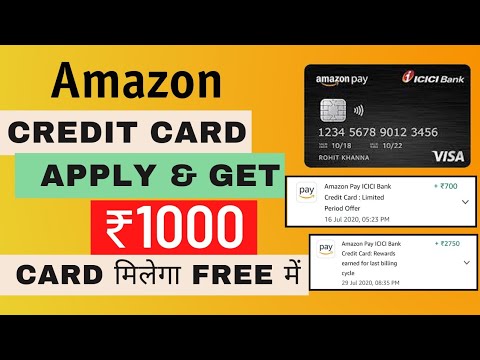 [Loot] Amazon Free ₹1000 ICICI Credit Card Offer😍 | Free Credit Card + ₹1000 Cashback- Proof Added Video