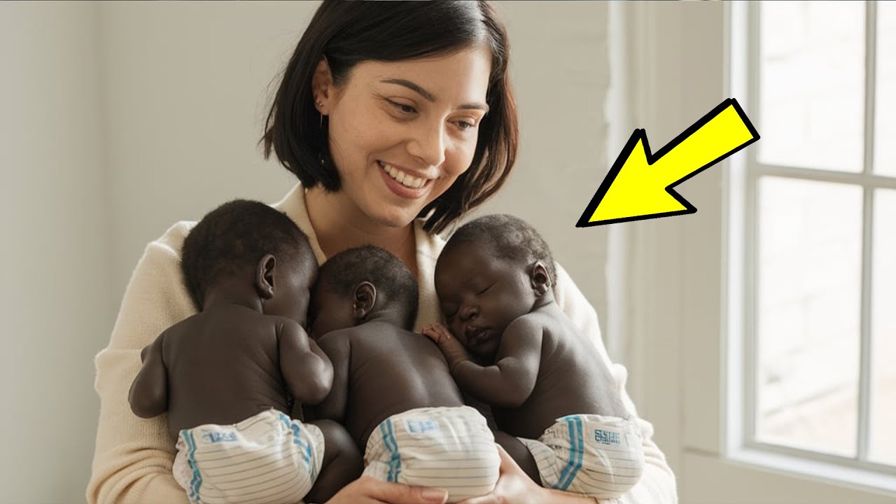 Husband leaves wife with black triplets, 15 years later something amazing happens!