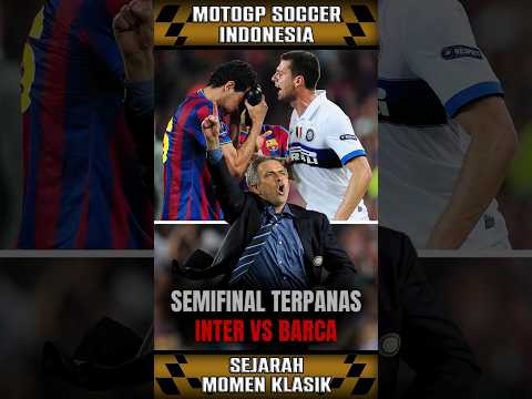 Duel super panas semifinal UCL - Inter Milan vs Barcelona 2010 #sejarahbola #sejarahsepakbola