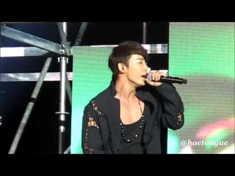 130309 Music Bank Jakarta - Donghae during Oppa Oppa