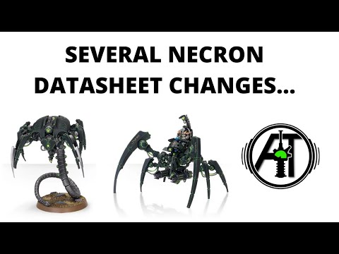 Necron Unit Datasheet Changes - New Rules Spotted in Packaging