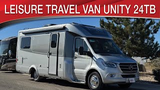 A preview image of the linked video showcasing 2024 Leisure Travel Van Unity 24TB