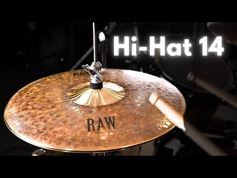 KGUmusic Raw Series Regular Hi-Hat 14" Cymbals | Sound Test