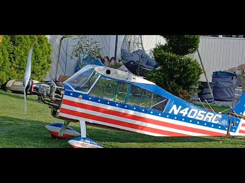 I am so happy! RCGF 125 STINGER von Kpo Flugmodellbau Anlasser Test !