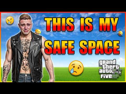 Bad boy biker cries after being trolled (GTA RP)