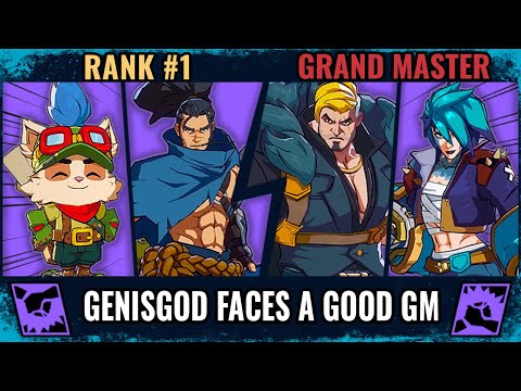 GenisGod Faces a Good GM – [Rank #1] Yasuo Teemo VS Darius Vi [Grand Master] | 2XKO