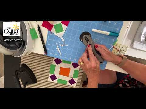 Alex Anderson LIVE: The Mystery Quilt - The Single Wedding Ring Block