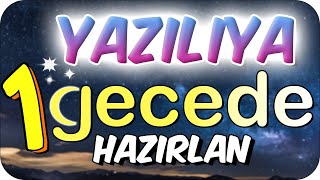 Son Gece Yazılıya Çalışma Taktikleri 🎯 Sınav Sabahı Bunu Kesin Yap!