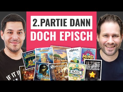 Kurzfazit: Gutenberg, Azul 4, Mindbug, Settlement, Ultimate Railroads, Savannah Park