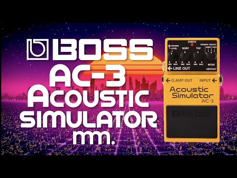 Boss AC-3 Acoustic Simulator (Dark Gray Label) 2006 - Present - Yellow image 8