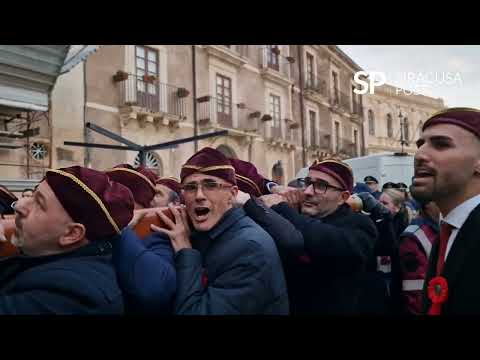 Si concludono i festeggiamenti di #SanSebastiano a #Siracusa con la processione in Ortigia