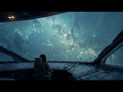 Terminal Curiosity: A Captain's Journey Through the Cosmos | Dreamy Space Ambient | 4k, 2Hours