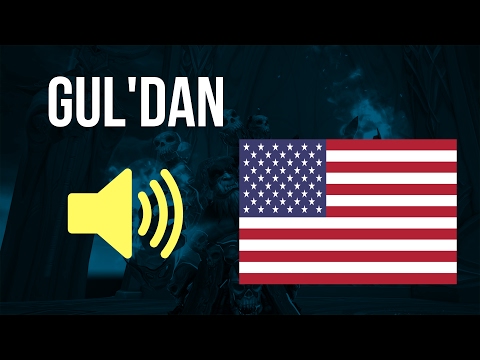 🔊 World of Warcraft in English - Gul'dan Audio (The Nighthold)