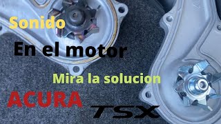 Reemplazo de bomba de Agua en un Acura TSX 2010