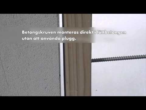 Lättbetongsskruv AMO®-Y - karmskruvankare