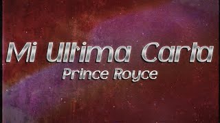 Prince Royce - Mi Ultima Carta ✍️ (lyrics)
