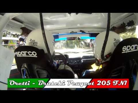 Rally Alta Val di Cecina 2013 : Oretti-Bruschi Peugeot 205 FN1