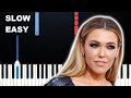 Rachel Platten - Fight Song (SLOW EASY PIANO TUTORIAL)