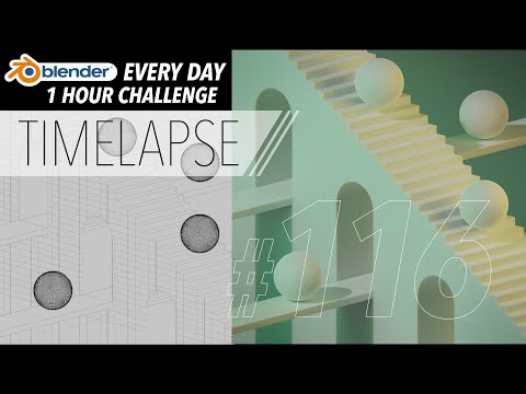Low-Poly Environment and Lighting - Blender Every Day #116
